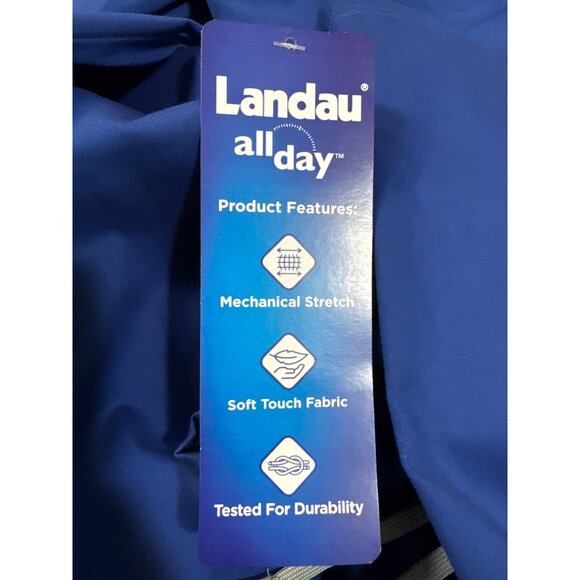 Landau All Day Unisex Scrub Set LGE DK Blue 65% Polyester 35% Cotton Mechanical - Picture 9 of 9